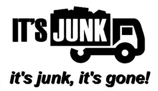 IT'S JUNK; IT'S JUNK, IT'S GONE!