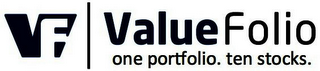 VF VALUE FOLIO ONE PORTFOLIO. TEN STOCKS.