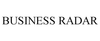 BUSINESS RADAR