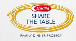 BARILLA SHARE THE TABLE FAMILY DINNER PROJECT