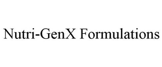 NUTRI-GENX FORMULATIONS