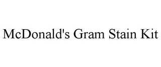 MCDONALD'S GRAM STAIN KIT