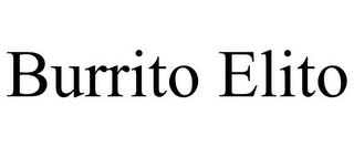 BURRITO ELITO