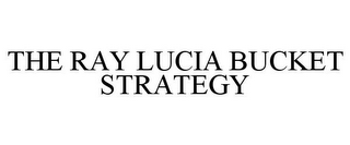 THE RAY LUCIA BUCKET STRATEGY