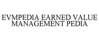 EVMPEDIA EARNED VALUE MANAGEMENT PEDIA