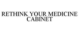 RETHINK YOUR MEDICINE CABINET