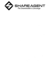 S SHAREAGENT THE SHAREHOLDER'S CONCIERGE