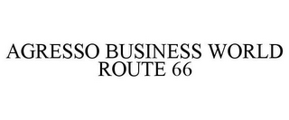 AGRESSO BUSINESS WORLD ROUTE 66