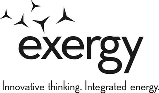 EXERGY INNOVATIVE THINKING. INTEGRATED ENERGY.