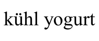 KÜHL YOGURT
