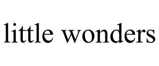 LITTLE WONDERS