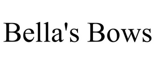 BELLA'S BOWS