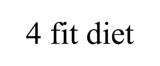 4 FIT DIET