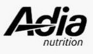 ADIA NUTRITION