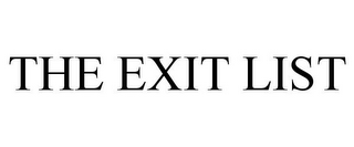 THE EXIT LIST