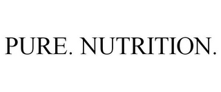 PURE. NUTRITION.