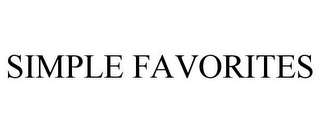 SIMPLE FAVORITES