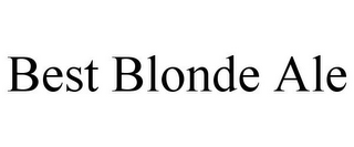 BEST BLONDE ALE
