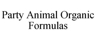 PARTY ANIMAL ORGANIC FORMULAS