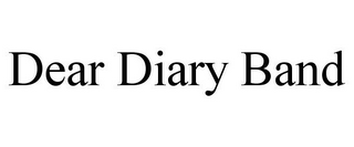 DEAR DIARY BAND