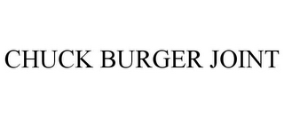 CHUCK BURGER JOINT