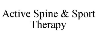 ACTIVE SPINE & SPORT THERAPY