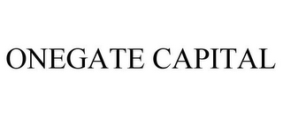 ONEGATE CAPITAL