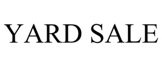 YARD SALE