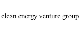 CLEAN ENERGY VENTURE GROUP