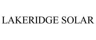 LAKERIDGE SOLAR