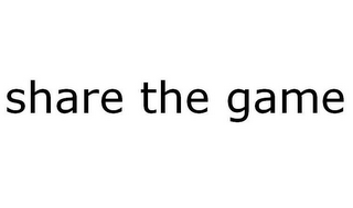 SHARE THE GAME