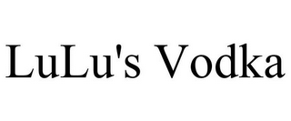 LULU'S VODKA