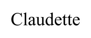 CLAUDETTE