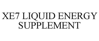 XE7 LIQUID ENERGY SUPPLEMENT