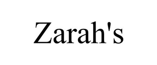 ZARAH'S