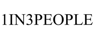 1IN3PEOPLE