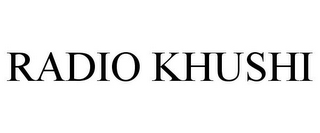 RADIO KHUSHI