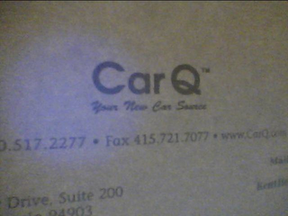 CARQ YOUR NEW CAR SERVICE 517.2277 · FAX 415.721.7077 · WWW.CARQ DRIVE, SUITE 200