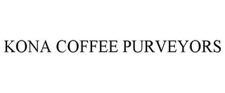 KONA COFFEE PURVEYORS