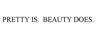 PRETTY IS. BEAUTY DOES.