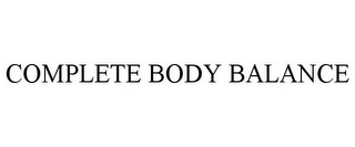 COMPLETE BODY BALANCE