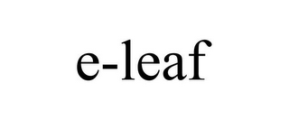 E-LEAF