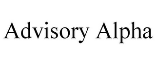 ADVISORY ALPHA