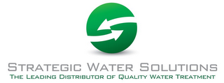 STRATEGIC WATER SOLUTIONS THE LEADING DISTRIBUTOR OF QUALITY WATER TREATMENT