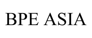 BPE ASIA