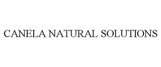 CANELA NATURAL SOLUTIONS