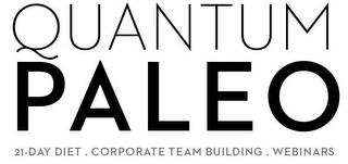 QUANTUM PALEO 21-DAY DIET.CORPORATE TEAM BUILDING.WEBINARS