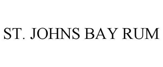 ST. JOHNS BAY RUM