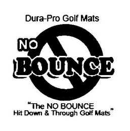 DURA-PRO GOLF MATS NO BOUNCE "THE NO BOUNCE HIT DOWN & THROUGH GOLF MATS"