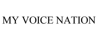 MY VOICE NATION